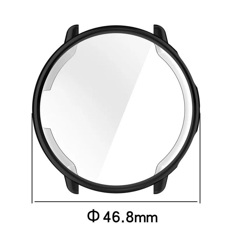 Beschichtung TPU Vollhülle für Amazfit Active2 Smartwatch Armband Schutz Weiche Bumperhülle Huami Zubehör