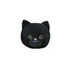 Yamani Nyanko Face Pouch - Black Cat - Approx. D4.5 x W10.5 x H9.5 (excluding ears) cm - 11762