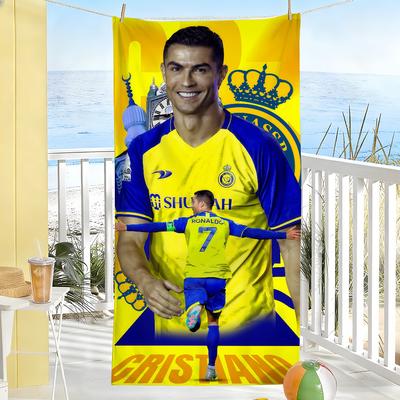 Super C-Cristiano Star R-Ronaldo-S CR7 Handtuch Sport Schnelltrocknend Reise Campingausrüstung Sanddicht Weich Leicht Großes Strandhandtuch