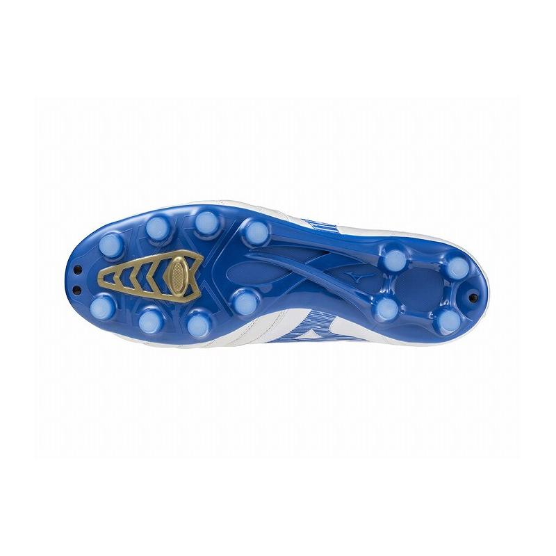 Mizuno Monarcida Comfortable Versatile Durable Soccer Shoes Unisex Soccer Shoes White Blue P1GA242325