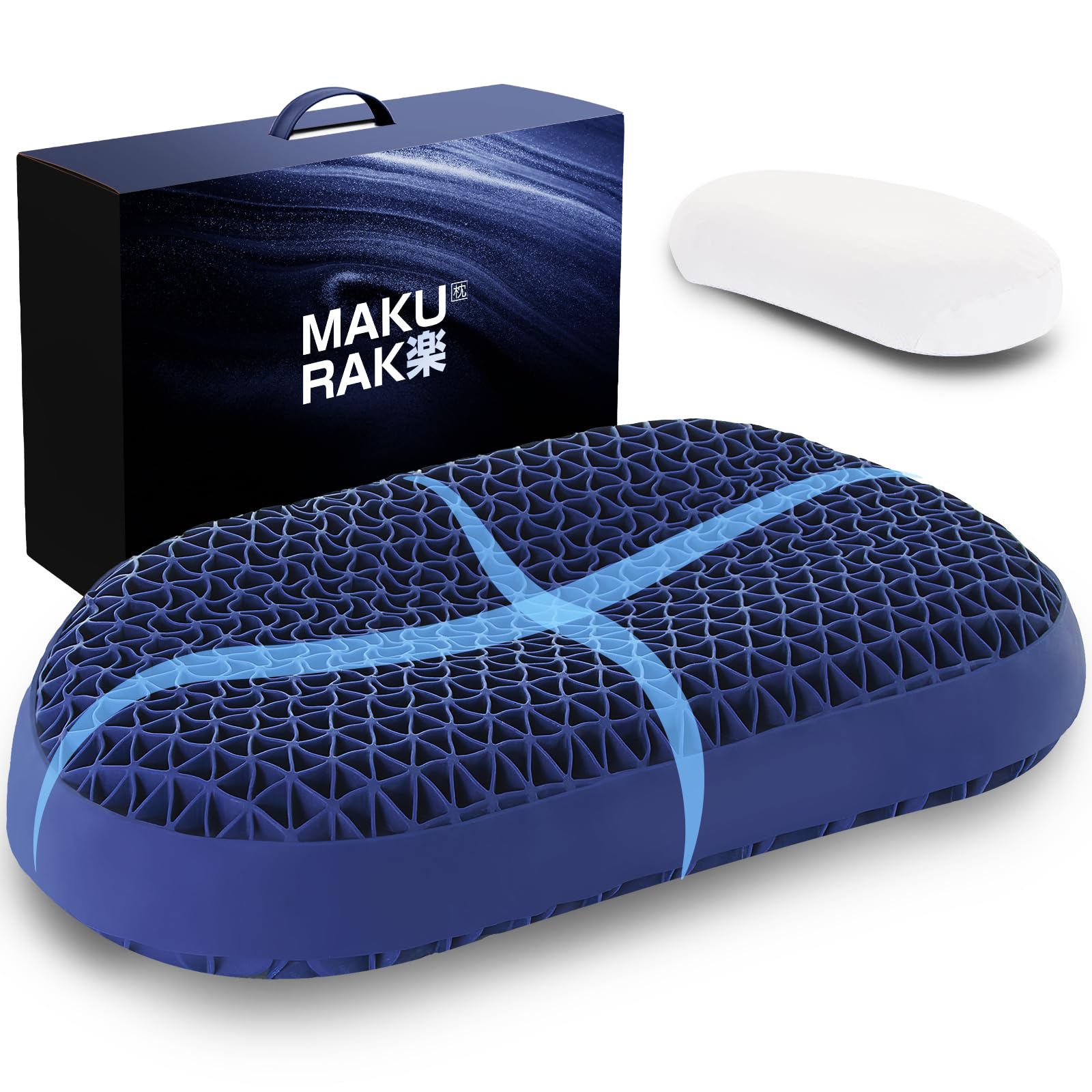 

Подушка гелевая Softime Треугольная 6D подушка для жесткой шеи Корректирующая шейная хиропрактика Спящий на боку Нулевая гравитация Соты Нулевая гравитация Пена с памятью