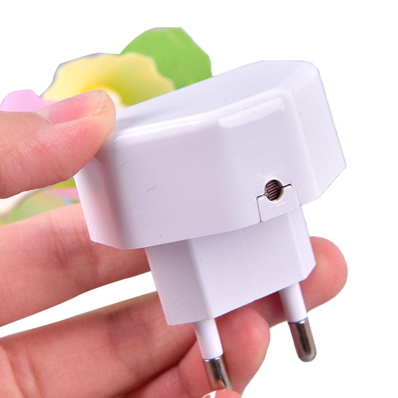 Romantic Led Night Light Mushroom Sensor Plug-In Wall Lamp Home Decor