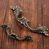 DRELD Antique Furniture Handle Vintage Cabinet Knobs and Handles Wardrobe Cupboard Drawer Kitchen Pull Knob Furniture Hardware