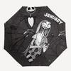 Jack Skellington,Sally Themed Automatic Opening and Closing Folding Umbrella, Reinforced 8 Ribs, Compact Travel Design, Fashionable Folding