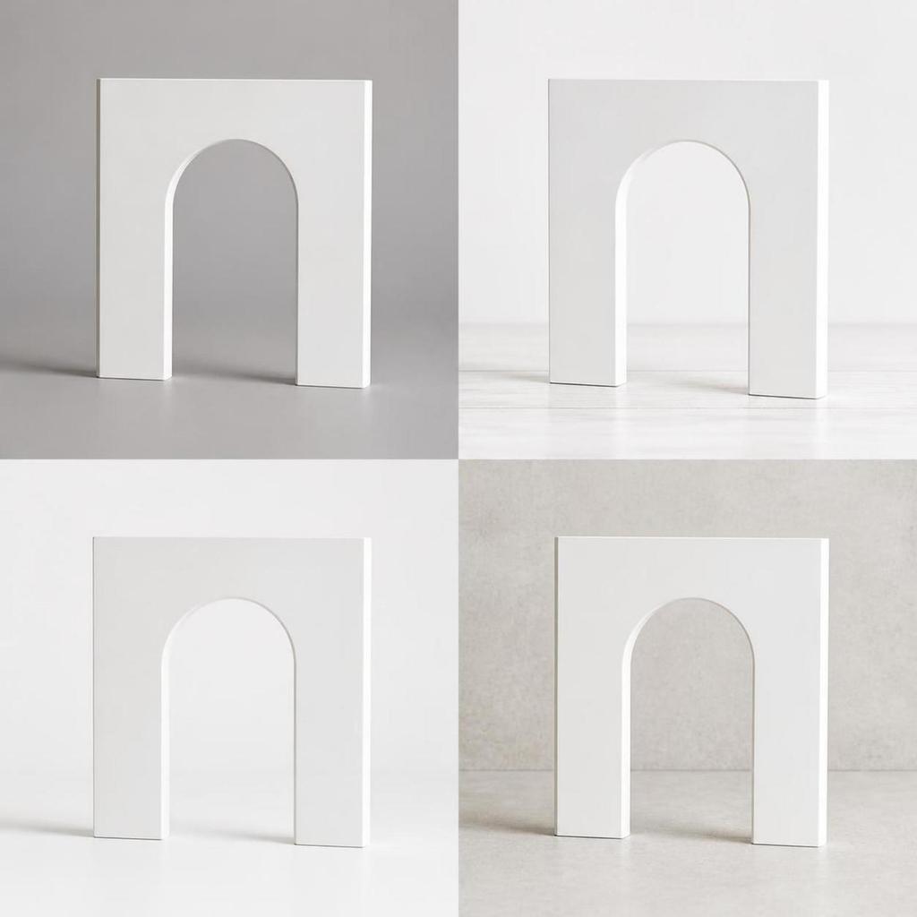Product Photography Props Sturdy Resin Prop Minimalist