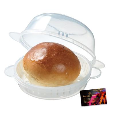 NEIGHBOR CLOWN Microwave Steamer for Steamed Meat Red Bean and Microwave Microwave RC Sticker Made In Product Bread, Buns, Buns, Buns, Shumai.