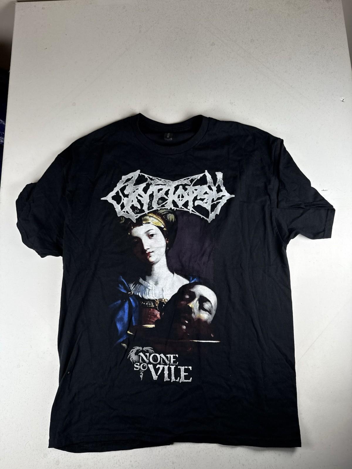 Cryptopsy None So Vile T-Shirt XL Brutal Death Metal Band Tee Unisex T-Shirt L