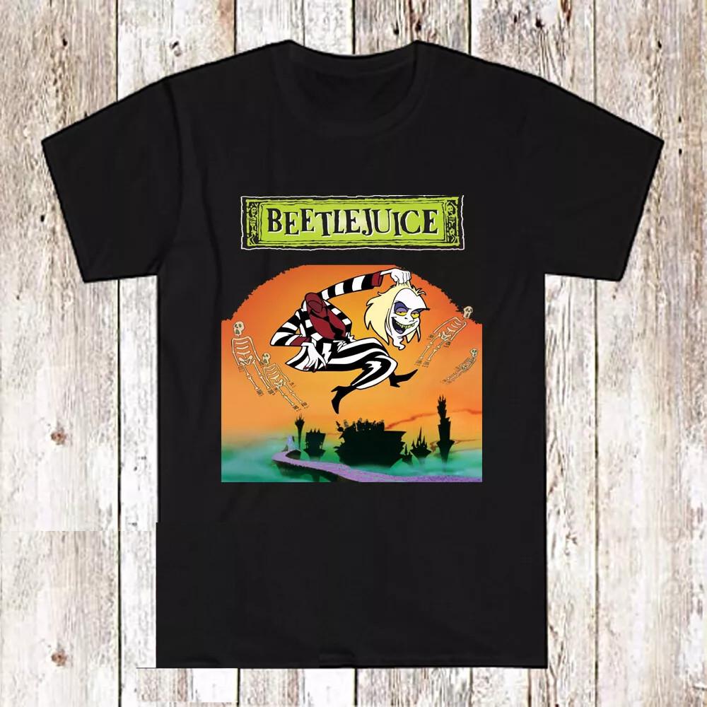 Beetlejuice Men s Black T-Shirt Unisex T-Shirt XL