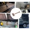 Metal Spare Tire Holder with E-Track Fitting Base and Threaded Rod for Trucks and Enclosed Trailer Vehicle Cargo Areas