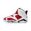 Air 6 Retro Little Flex PreSchool 'Carmine' (Unisex) White / Carmine / Black Kids' Basketball Shoes CT4416 106