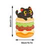 Vertical Cat Scratch Sticker Cartoon Self-adhesive Cat Climbing Mat Christmas Theme Wear-resistant Cat Scratch Pet Supplies