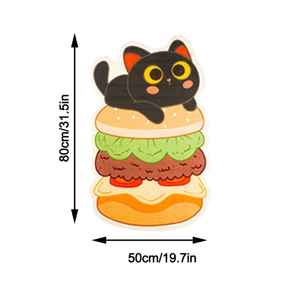 Vertical Cat Scratch Sticker Cartoon Self-adhesive Cat Climbing Mat Christmas Theme Wear-resistant Cat Scratch Pet Supplies