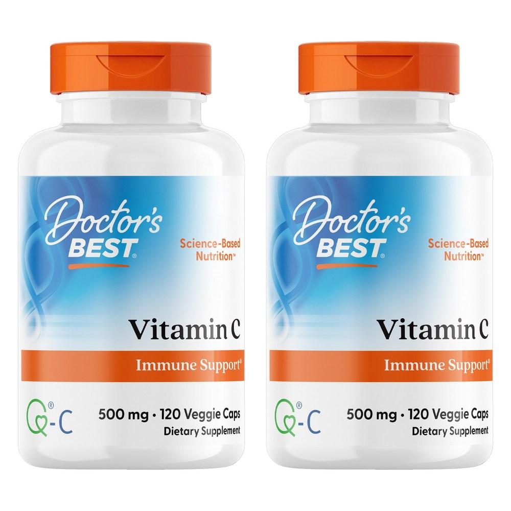 Doctors Vitamin C 500mg Veggie Capsules 2 pcs 120 Tablets
