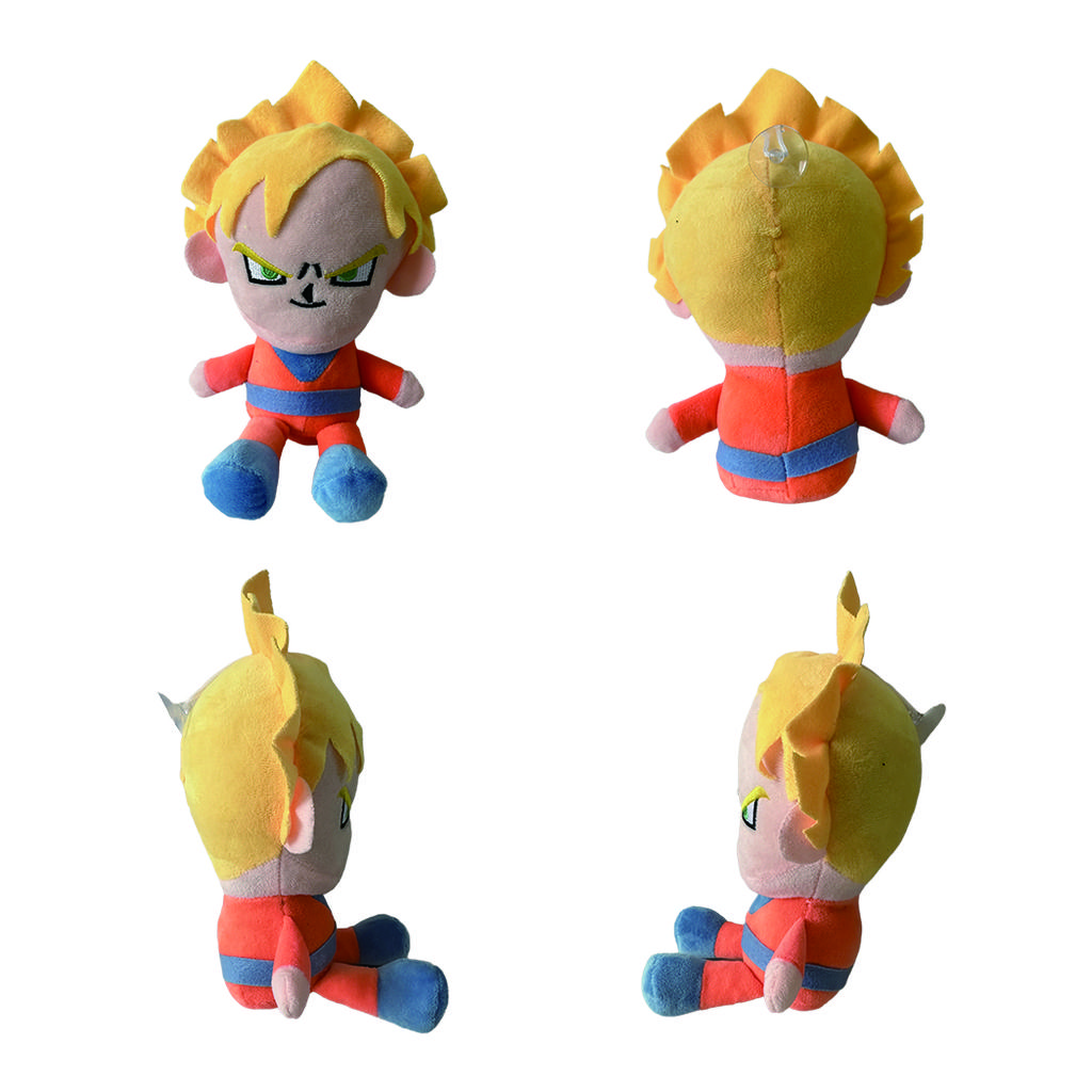 25cm Dragon Ball Plush Toy Japanese Anime Goku Vegeta Cartoon Character Doll Padding Classic Cute Beautiful Gifts For Kids Toys
