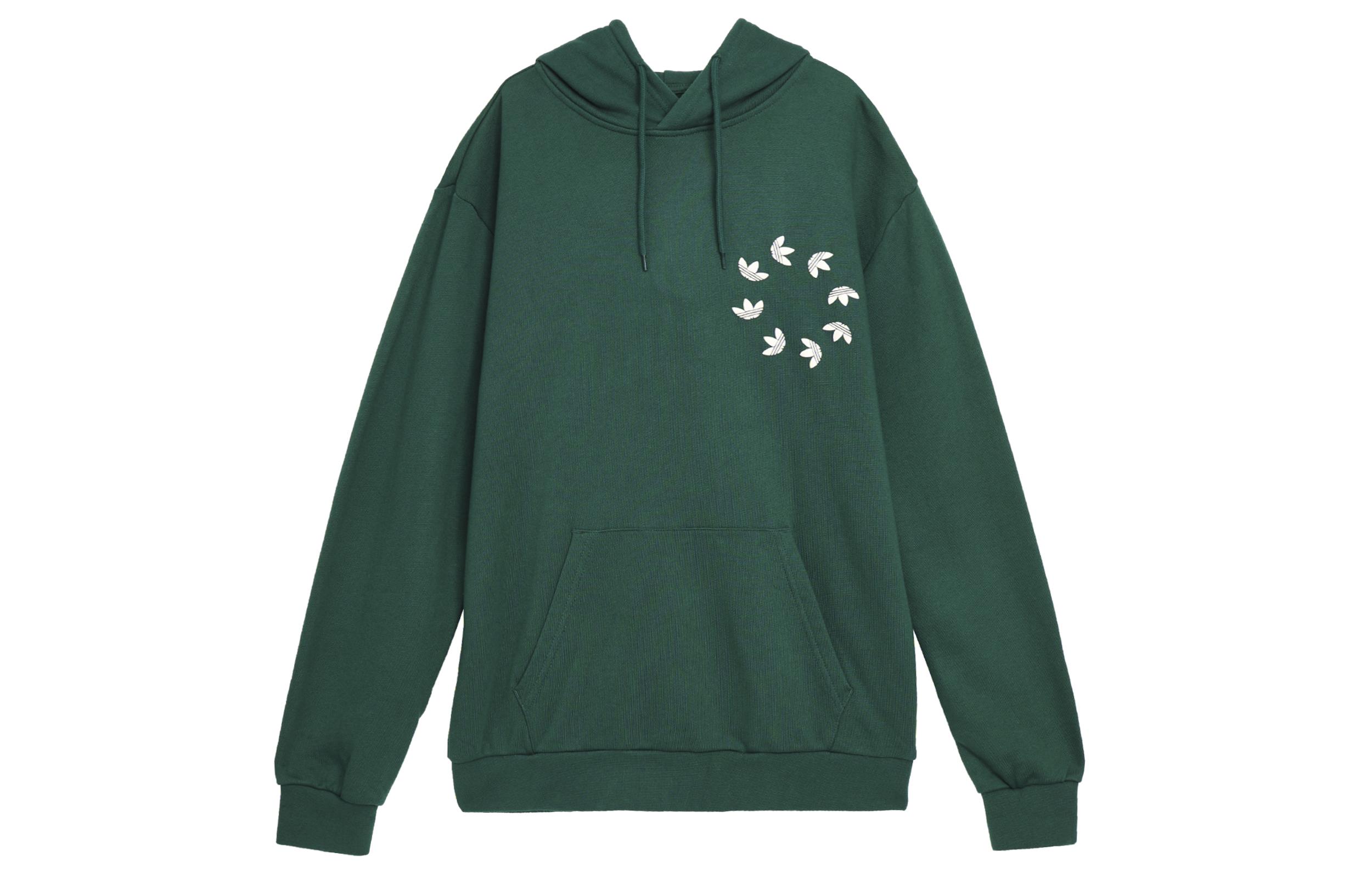 Adidas Originals Adicolor Spinner Hoodie Sweatshirt Men s Forest Green HC4491 S