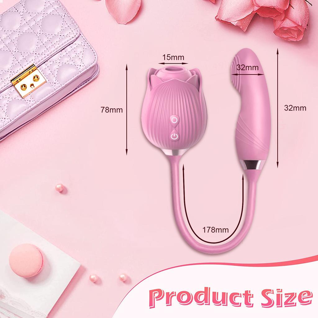 Clitoris Sucker Vibrator for Women Nipples Clit Stimulator Finger Wiggle G-Spot Masturbator Female Sex Toy