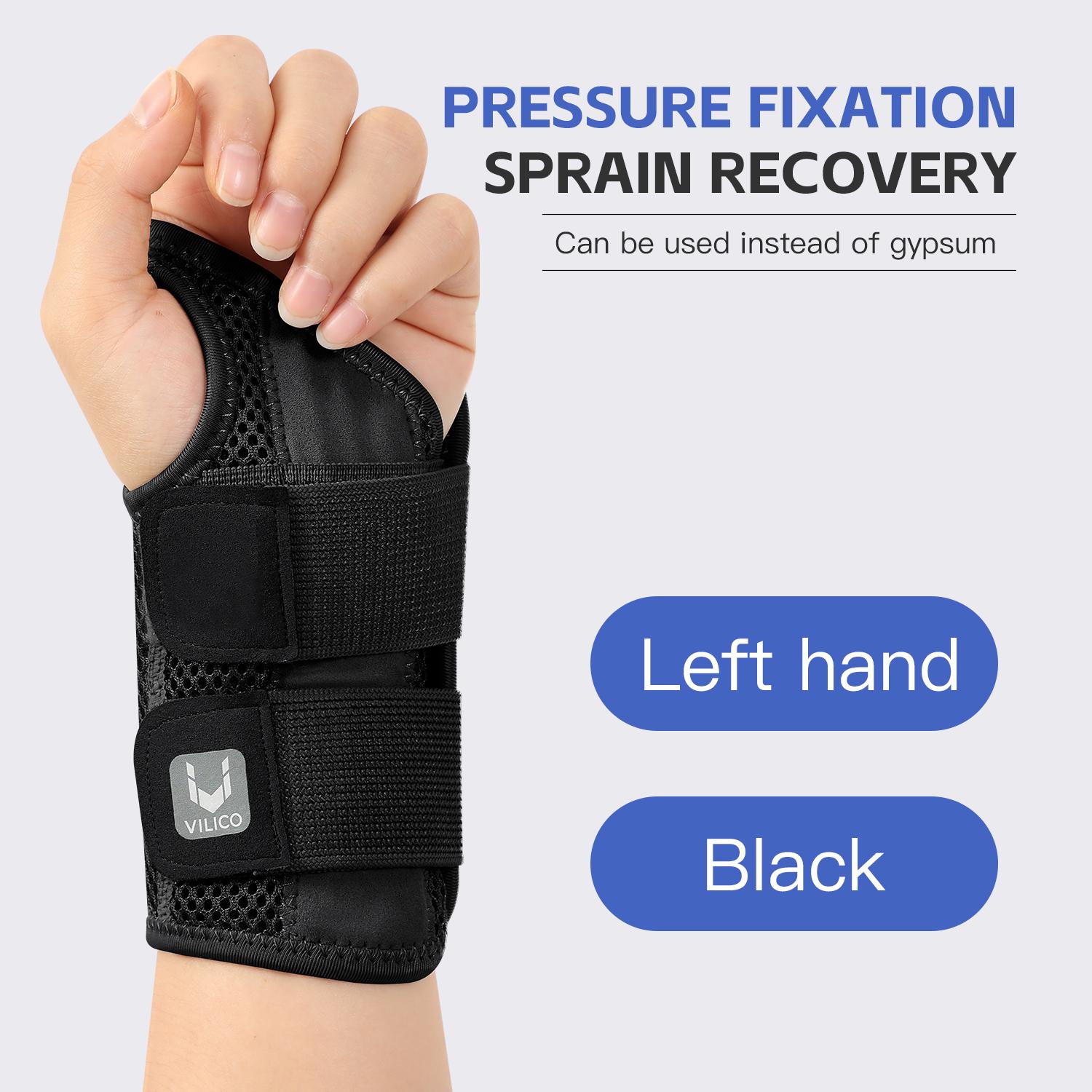

2025 Wrist Brace for Carpal Tunnel Support Brace with Splints Hand Support for Arthritis Tendonitis Sprain Injuries Wrist Pain S/M
