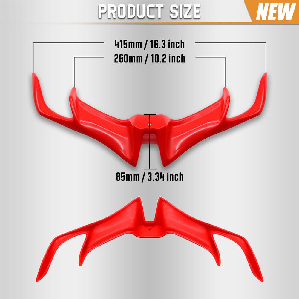 Carenatura Anteriore Moto Winglet Copertura Ala Finitura per YAMAHA R15 V3 2017 2018 2019 2020 Pinna di Squalo Becco Accessori Moto