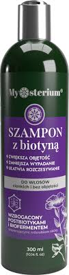 Mysterium Shampoo For Thin Hair, Without Volume, With Biotin 300