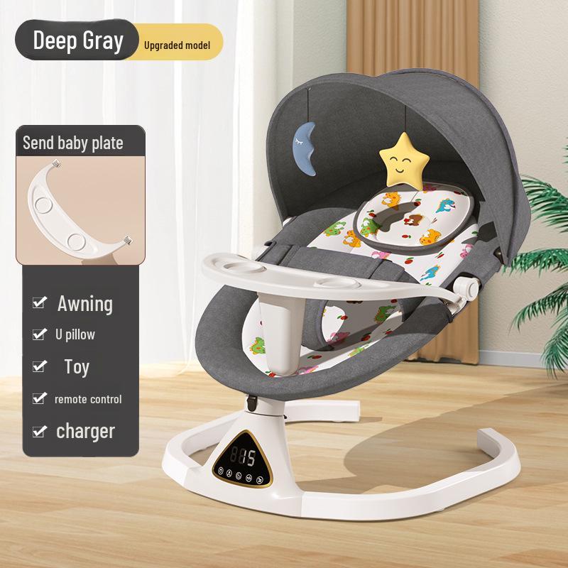 

Детское успокаивающее кресло-качалка Cross-Border: Детское кресло-реклайнер и электрическое кресло-качели