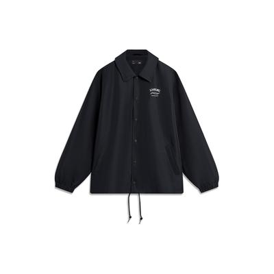 Sports Life Series Bequeme Lässige Einfarbige Jacke Herren Oberbekleidung Schwarz AFDU365-2