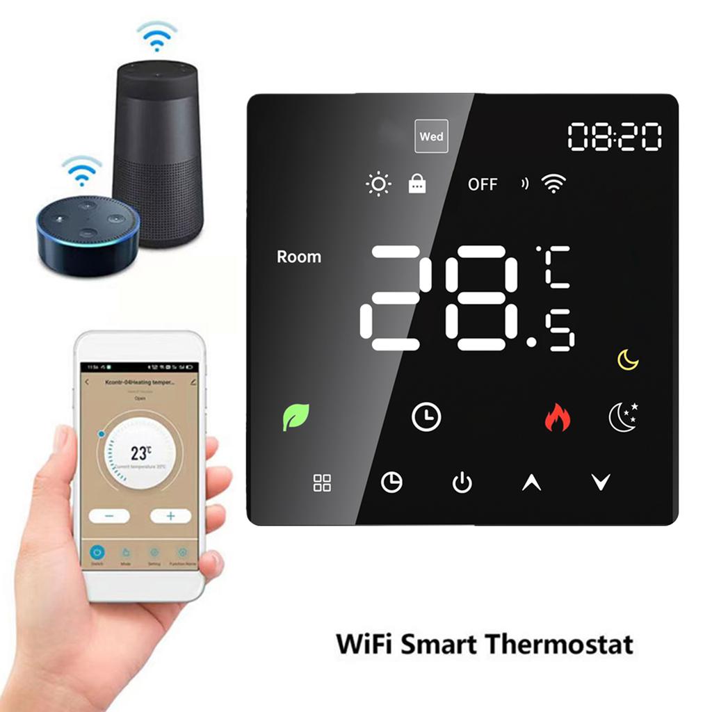 16A Digital Thermostat with LCD Display Floor Heating Temperature Controller Smart Home Assistant for Home