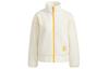 Neo Velvet Jackets Women's Ecru Stand Collar Moderate HG9034