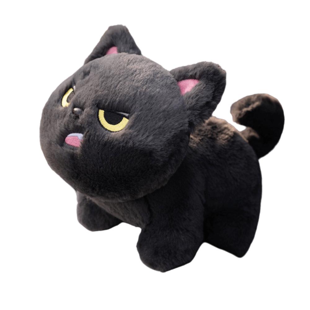 

Grey Cat Black Cat Plush Toy Cartoon Design Stuffed Animals Stuffed Toys Birthday Gifts Style 1