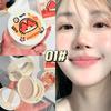 Cartoon Kitten Double Layer Cushion Compact: Oil Control & Long-Lasting Non-Transfer Concealer Foundation.