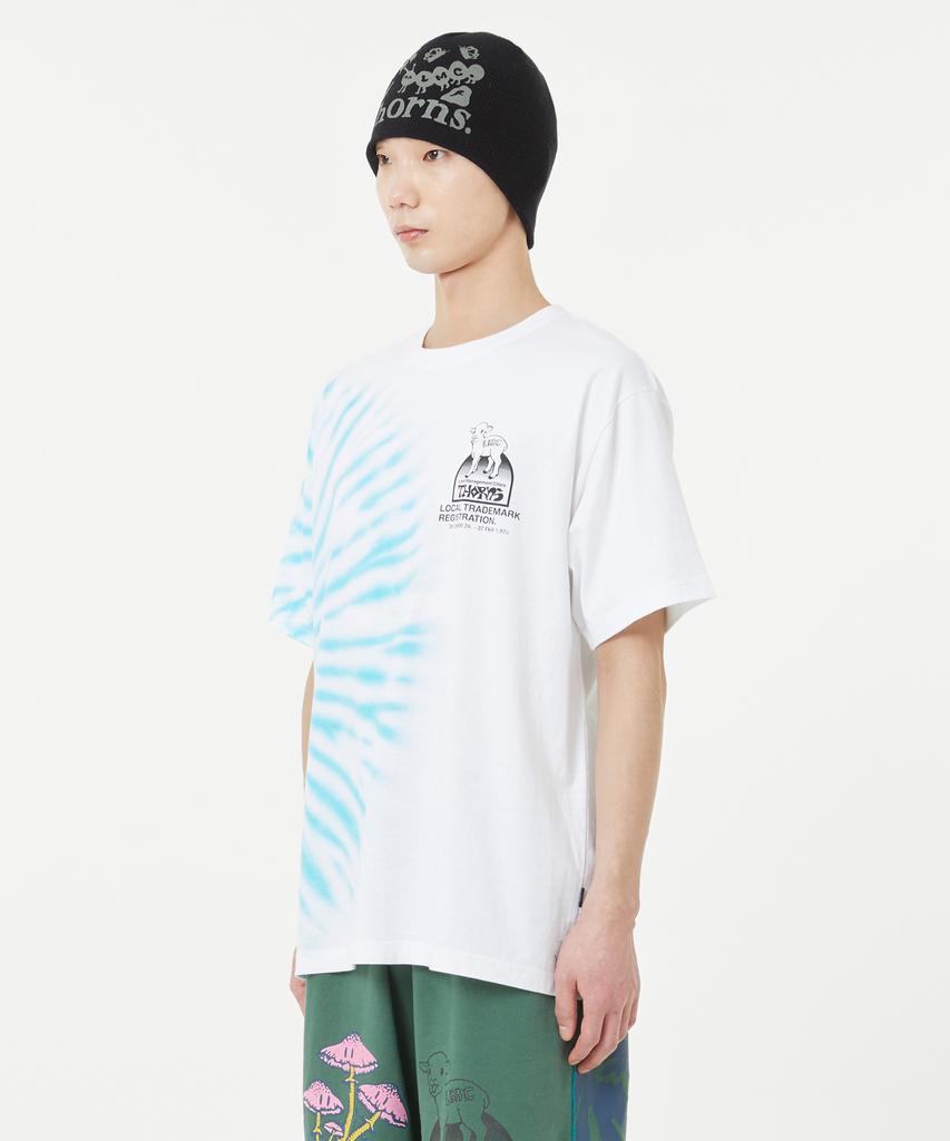 LMC Thorns Tie Dye Lamb Tee White