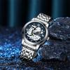 New Business Leisure Men's Quartz Watch Fashionable and Trendy Lifestyle Waterproof Night Light Diamond Inlaid Quartz Watch