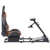Racing Wheel Stand, Heavy-Duty Simulator Cockpit Steering Stand with Dual-Rail Dual-Arm, Fit Logitech G25,G27,G29,G920,G923, Thrustmaster T300RS,TX