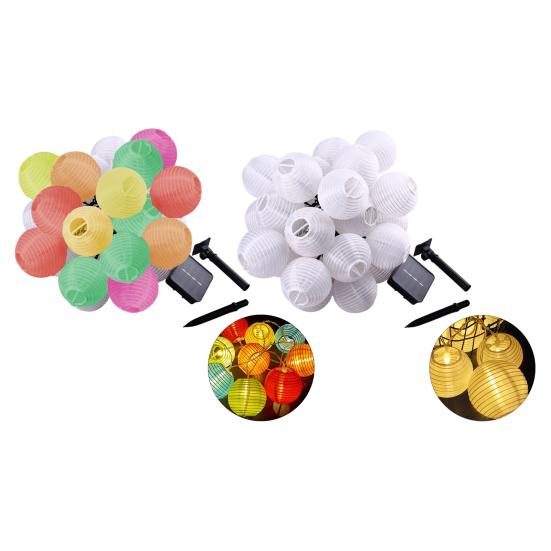 Solar Lantern String Lights 10 Leds Waterproof Garden String Light for Outdoor Yard Balcony Fences Porch Patio Party Decor