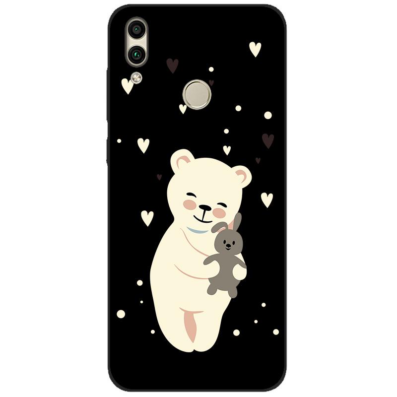 For Huawei Honor 8C 8 C Shockproof Protective Phone Case on Honor 8C Fashion Silicone Cover Honor8C Case 6.26" Honor 8C Case