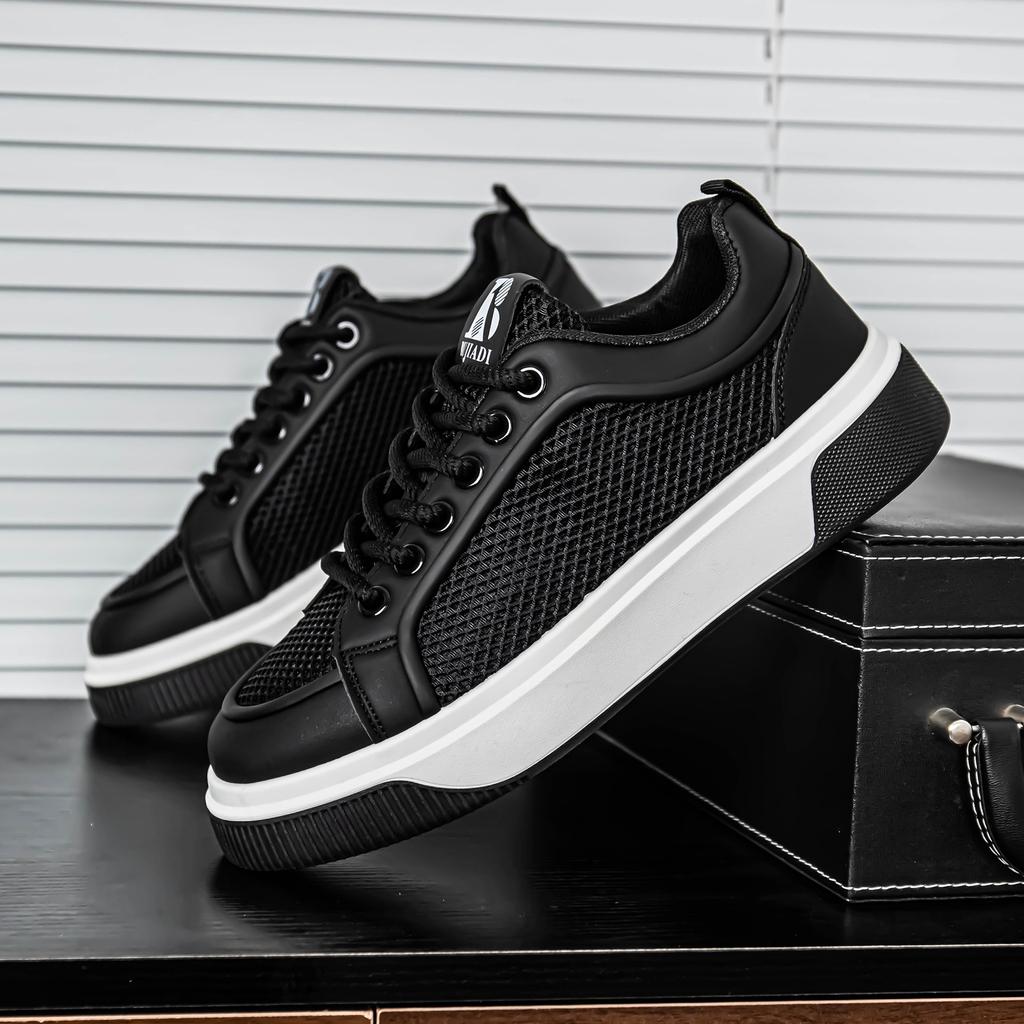Men's Casual Sports Shoes Spring Summer Breathable Mesh Chunky Shoes Trend Comfortable Lightweight Versatile Platform Sneakers