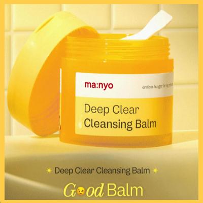 [mãe:nyo] Deep Clear Cleansing Balm 132ml | Vegan / Limpeza em uma etapa / Derretimento suave / Hidratação / Limpeza para todas as maquiagens