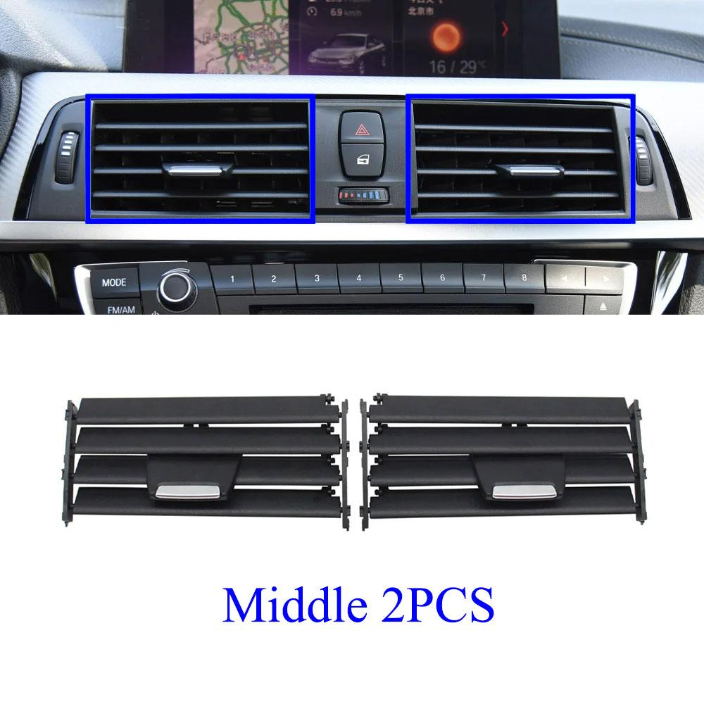 

Ремонтный комплект среднего центрального вентиляционного отверстия AC, вентиляционная решетка, скользящий зажим для BMW 1, 2, 3, 4 серии F30 F31 F34 F20 F21 F22 F32 F33 middle 2PCS