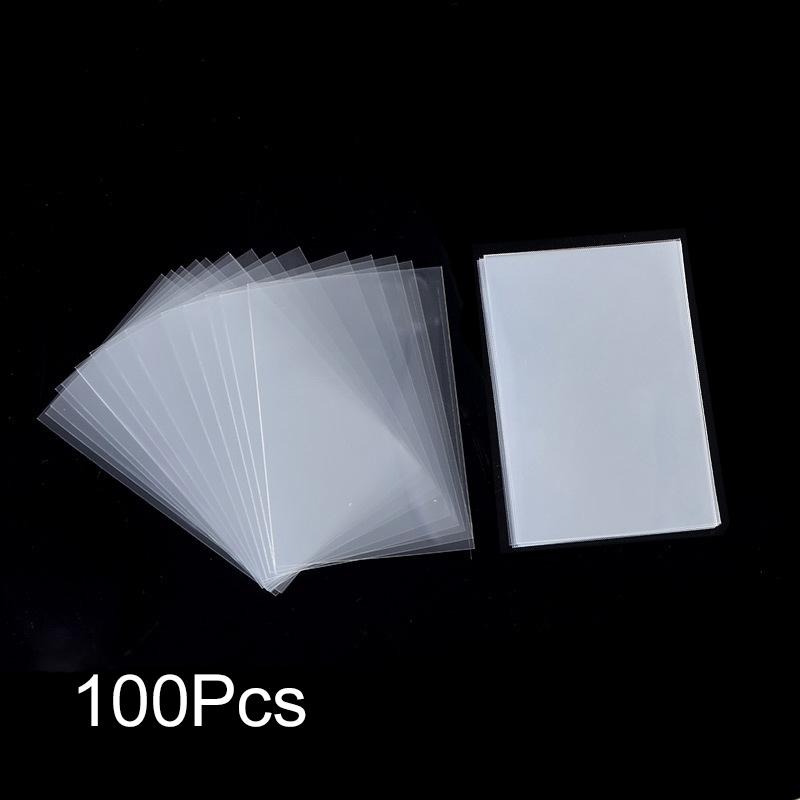 

100-500Pcs Card Sleeves Transparent Cover Clear Protector Cards Holder For Board Playing Game ID Trading Folder Photo Pouch