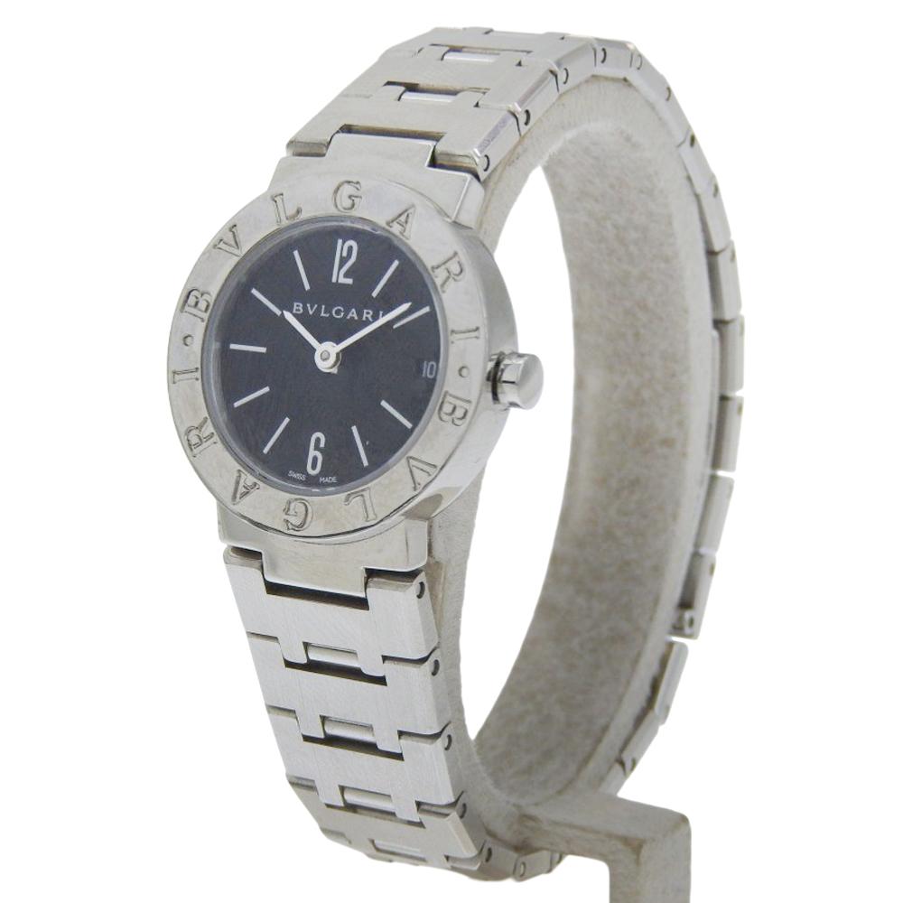 BVLGARI Bvlgari Bvlgari Watches BB23Stainless Steel blackDial Stainless Steel Quartz Analog display Women Used