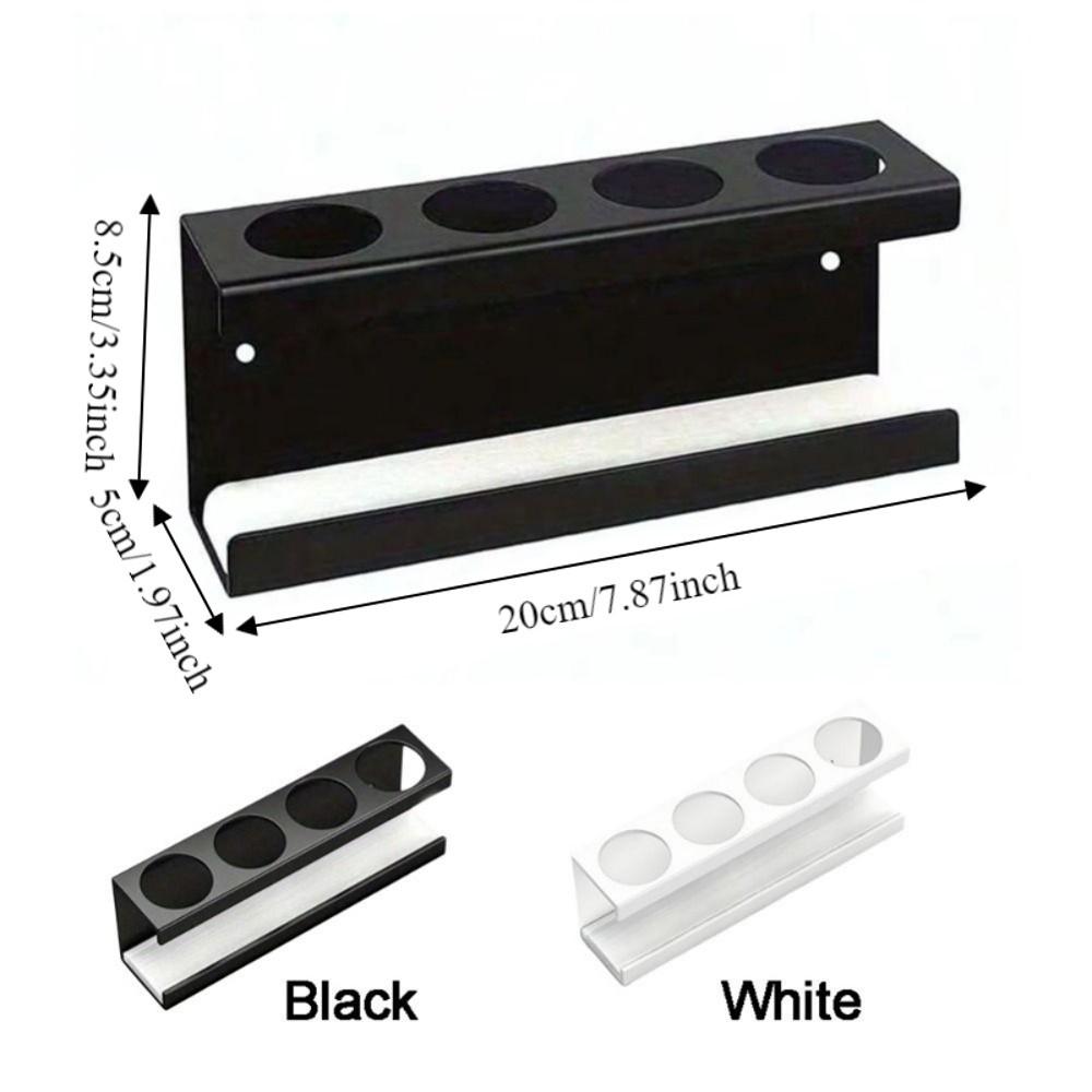 Wall Mounted Electric Toothbrush Stand Space Saving Storage Rack for Bathroom