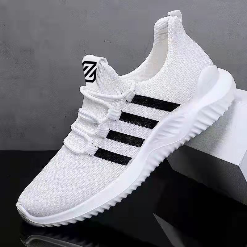 2025 new spring and autumn men's shoes men's sports shoes casual shoes running trendy shoes spring breathable cloth shoes single shoes