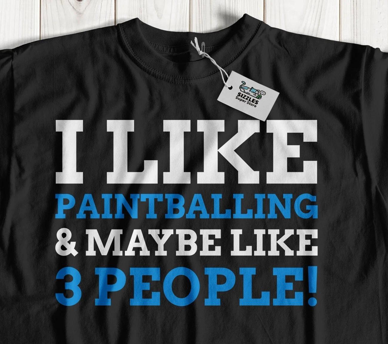 

Unisex Funny Paintballing T-Shirt Woodsball, Bushball & Paintballer Gifts S