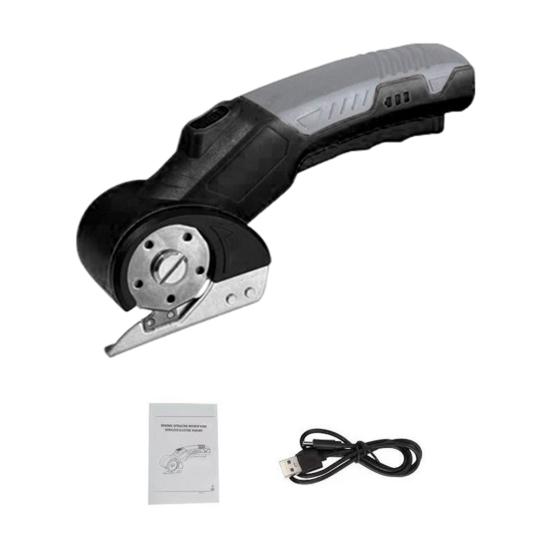 Cordless Cardboard Cutter Electric Fabric Shears High-Speed Motor Lightweight Design Rechargeable Rotary Cutter