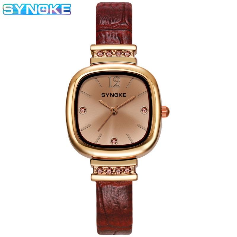 

Top Brand New Women s Watch Light Luxury Retro Artistic Temperament Student Square Belt Quartz Watch with Diamond Wrist Watch