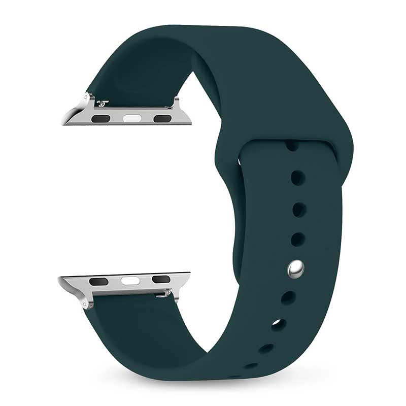 Silicone Band For Watch Strap 44mm 45mm 40mm 41mm 42-38mm 45 Mm Sport Bracelet Iwatch Series 8 7 6 5 4 3 SE 9 Ultra 2 49mm