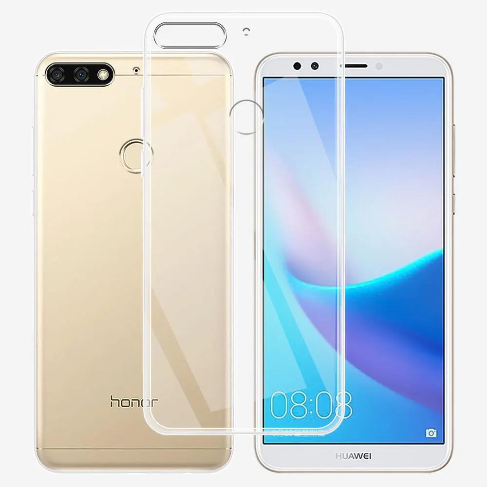For Honor 7C Honor 7A 7S 7A Pro Case Clear Silicone Soft Phone Case For Honor 7C RU 5.7 Honor7A Prime 8C 8A Pro 8A Prime Funda