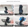 Double Clip Car Sunglasses Frame PU Leather Eyeglasses Storage Clip Ticket Card Clip  Truck