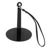 2PCS Wrist Yarn Stand Portable Thread Ball Holder Acrylic Knitting Sewing Yarn Dispenser with PU Leather Strap Black