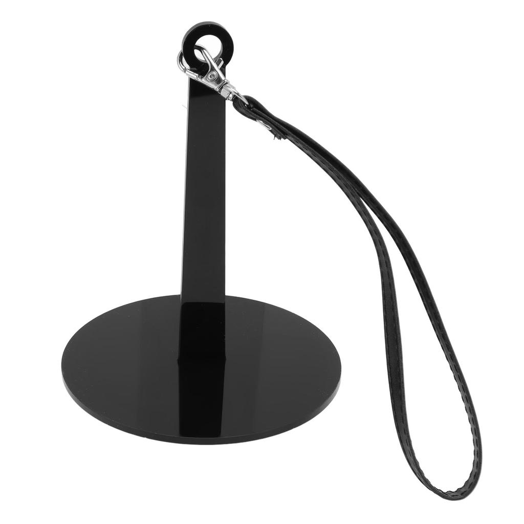 2PCS Wrist Yarn Stand Portable Thread Ball Holder Acrylic Knitting Sewing Yarn Dispenser with PU Leather Strap Black