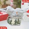Decorazione da scrivania in acrilico a forma di cuore piatto 2D, stile classico, Buon Natale, Adatta per decorazione murale, Portico, Stanza, Villa, Accenti Casa, Corridoio